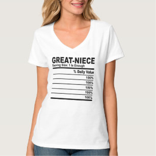 Grote nicht voeding feiten op maat gepersonaliseer t-shirt