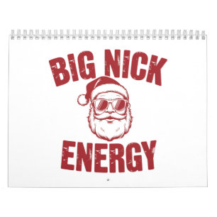 Grote Nick Energie Grappige Kerstman Grove Kerstgr Kalender