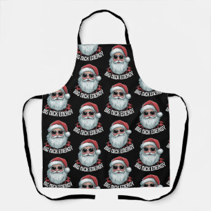 Grote Nick Energie Grappige Kerstman Zonnebril Ker Schort