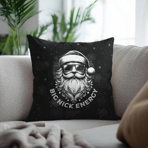 Grote Nick Energie Kerstman Grappige Kerstmis Xmas Kussen