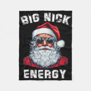 Grote Nick Energie Pret Kerstman Kerstmis 4  Fleece Deken