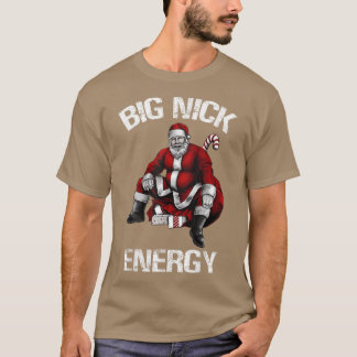 Grote Nick Energie Sinterklaas Kerstmis T-shirt