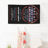 Grote Noord-Amerikaanse Solar Eclipse Viewing Part Spandoek (Insitu)