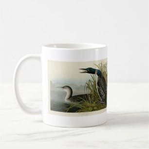 Grote Noord-Diver Loon Audubon Birds of America Koffiemok