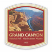 Grote NP Canyon (PF1) Sticker (Voorkant)