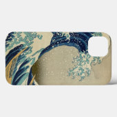 Grote Ocean Wave Beige Phone Case (Achterkant (horizontaal))
