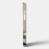 Grote Ocean Wave Beige Phone Case (Achterkant / Links)