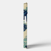 Grote Ocean Wave Beige Phone Case (Achterkant / Rechts)