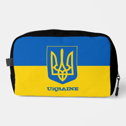 Grote Oekraïense tas, Oekraïense vlag, Tryzub Toilettasje (Voorkant)