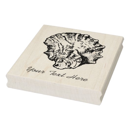 Grote oester Napkin Stamp Rubberstempel (Stempel)