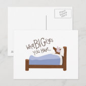 Grote ogen die je hebt briefkaart (Voorkant / Achterkant)