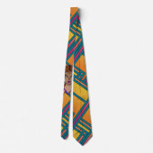 Grote ogen en vlinders stropdas (Achterkant)