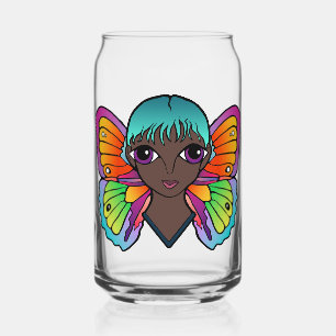 GROTE OGEN & VLINDER BLIKVORM GLAS