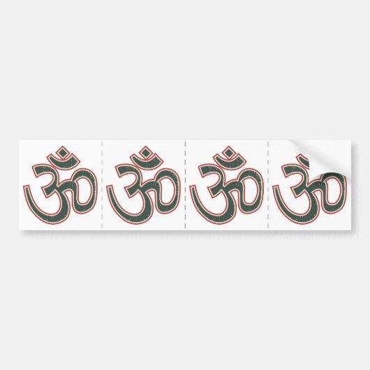 Grote OM Bumpersticker (Voorkant)