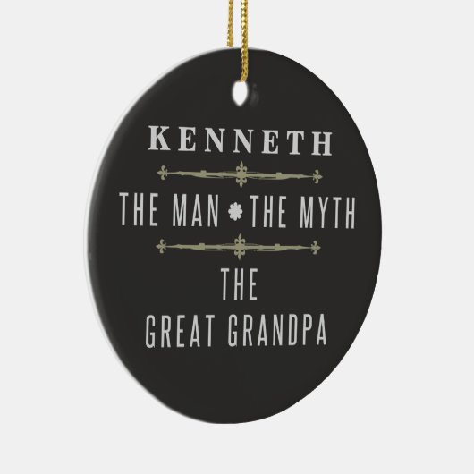 Grote opa het Man de mythe Keramisch Ornament (Rechts)