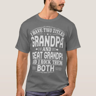 Grote opa opa groot opa t-shirt