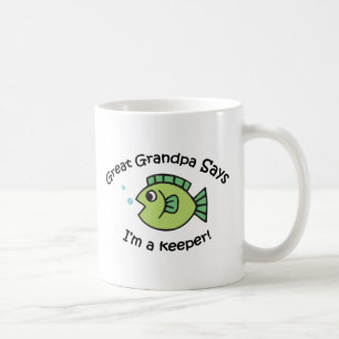 Grote opa zegt dat ik een keeper ben koffiemok