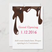 Grote opening — aardbei kaart (Achterkant)