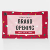 Grote opening Kleine Bedrijven Promotie Spandoek (Horizontaal)