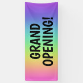 GROTE OPENING! Rainbow Banner (Verticaal)