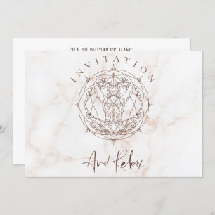 Grote opening Spa Meditation Mandala Calm Marble Kaart
