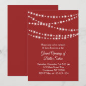 Grote opening Twinkle Lights rood Kaart (Voorkant / Achterkant)