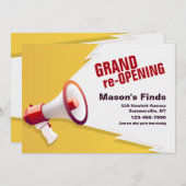 Grote openingsaankondiging kaart (Voorkant / Achterkant)