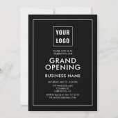 Grote Openingsuitnodiging Logo Professional Kaart (Voorkant)