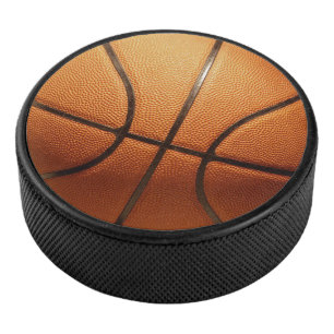Grote Oranje Basketball Hockey Puck
