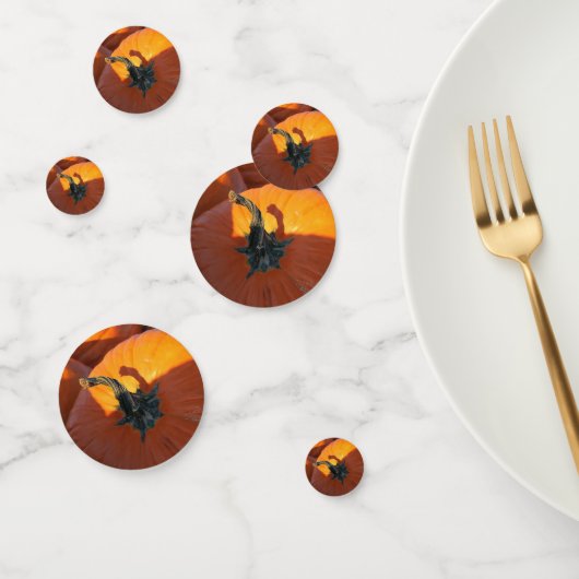 Grote Oranje pompoen Confetti (Groep)