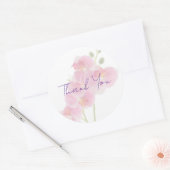 Grote Orchidee Bedankt Stickers (Envelop)