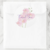 Grote Orchidee Bedankt Stickers (Tas)