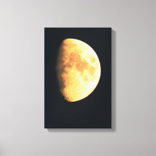 Grote Oude Maan 11x16.5 (27.5x41.25cm) waccnm Canvas Afdruk
