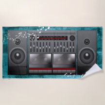 Grote Oude Stereo Boom Box uit de Jaren 90