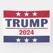 Grote Outdoor Trump 2024 Banner (Horizontaal)