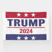 Grote Outdoor Trump 2024 Banner (Horizontaal)
