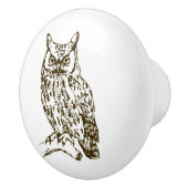 Grote paarden keramische knop (Rechts)