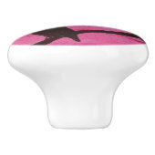 Grote paarden keramische knop (Zijkant)