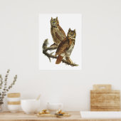 Grote paarden poster (Keuken)