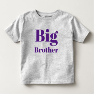 Grote paarse letters schattig kinder shirts