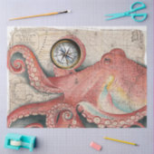 Grote Pacifische octopus plattegrond Tissuepapier (Craft)