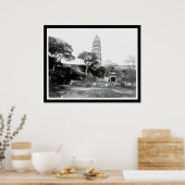 Grote pagode in Soochow, China 1898 Poster (Keuken)