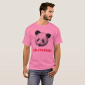 Grote Panda bedreigd Beer T-shirt (Voorkant volledig)