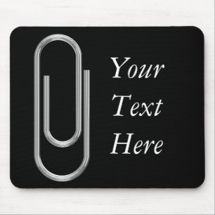 grote papierklem muismat