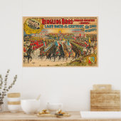 Grote parade met Mannen in uniformen te paard Poster (Keuken)