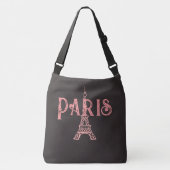 Grote Parijse Canvas tas Eiffeltoren (Voorkant)