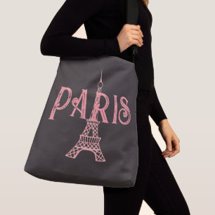 Grote Paris Eiffeltoren Boodschappentas Crossbody Tas