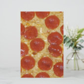 grote pepperoni pizza briefpapier (Staand voorkant)