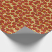 grote pepperoni pizza cadeaupapier (Hoek)