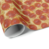 grote pepperoni pizza cadeaupapier (Rol Hoek)
